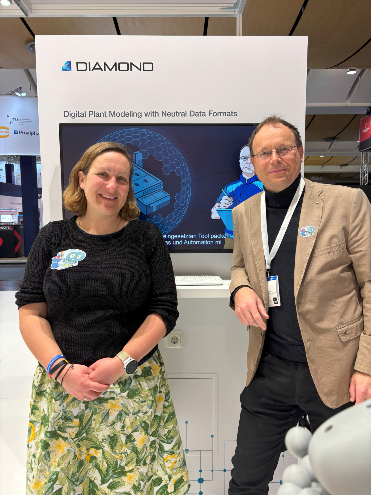 Abbildung 2: Dr-Ing. Miriam Schleipen (links) und Michael Ach (rechts)